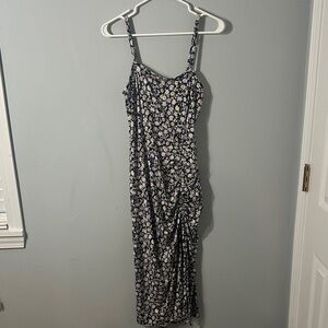 Hollister Floral Spaghetti Strap Maxi Dress